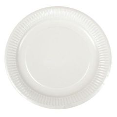 Paptallerken Verive FSC Ø23 cm Hvid - 50 stk/pk
