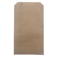 Bagerpose 1 kg 160 x 260 + 20 mm 40 gr Brun - 1000 stk/krt
