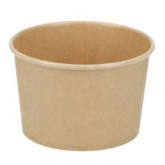Pap Bæger Soup-To-Go Brun 24 cl Ø96 x 58 mm - 50 stk/ps