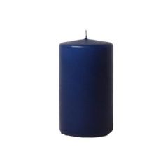 Bloklys 40 timer, Ø60 x 120 mm, Mørkeblå - 12 stk/krt