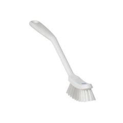 Vikan Opvaskebørste medium børstehår 290 mm, Hvid PP - 1 stk