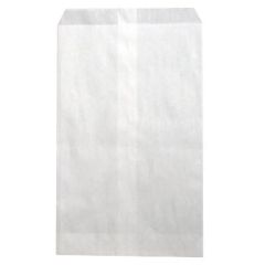 Bagerpose 1 kg 160 x 260 + 20 mm 40 gr Hvid - 1000 stk/krt