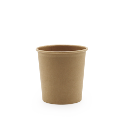 Pap Suppebæger Brun 450 ml/16 oz, Ø100 mm - 50 stk/pk