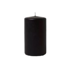 Bloklys Brændetid 40 timer, Ø60 x 120 mm, Sort - 12 stk/krt