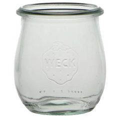 Patentglas Weck Tulip uden Låg i Glas 220 ml - 6 stk/pk