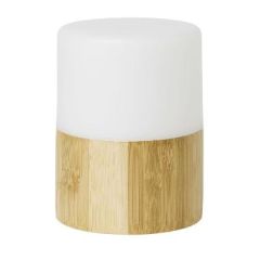 Duni Bambus Lysholder Bright t/LED 75 x 105 mm - 4 stk/krt