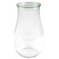Patentglas Weck Tulip uden Låg i Glas 2700 ml - 6 stk/krt