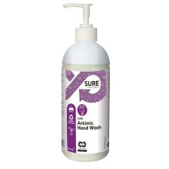 SURE håndsæbe Antimic Hand Wash Free 500 ml - 6 stk/krt