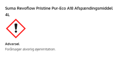 Suma Revoflow Pristine Pur-Eco A18 Afspændingsmiddel - 3 dnk x 4 L/krt