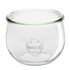 Patentglas Weck Tulip uden Låg i Glas 580 ml - 6 stk/pk