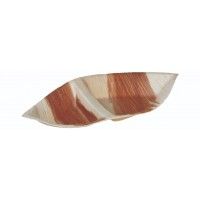 Palmeblad Tallerken Øje 2-delt 280 x 150 x 30 mm - 25 stk/pk