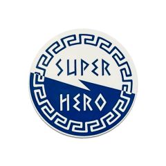 SuperHero etiket Ø60mm - 1000stk