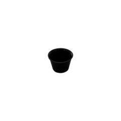 Dressingbæger 110 ml Ø74 x 45 mm PP Sort