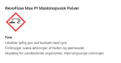 RevoFlow Max P1 Maskinopvask Pulver - 3 dnk x 4.5 kg/krt