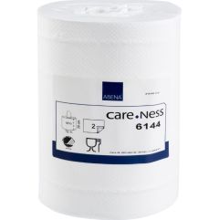 Håndklæderulle Care-Ness Mini uden hylse 2-Lags 6144 - 12 rl/krt