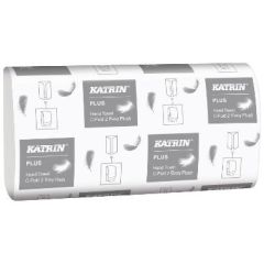Katrin Håndark Plus 2 lag hvid - 18 pk x 125 stk/krt