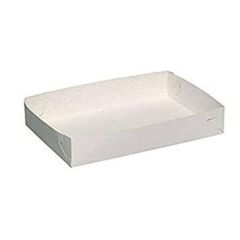 Pap Kageæske nr. 11 Hvid 245 x 160 x 70 mm - 250 stk/krt