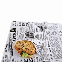 Sandwichpapir Old News 38x50 cm 40+5 gr Duplex PE-belagt, 10 kg