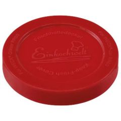 Låg i Silikone til Weck glas Ø6.7 cm Rød - 6 stk/pk