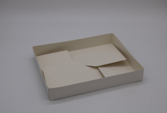 Foldebakke i Hvid 21.5 x 16 x 3.8 cm - 180 stk/krt