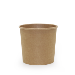 Pap Suppebæger Brun 750 ml/26 oz, Ø115 mm - 50 stk/pk