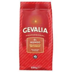 Kaffe Gevalia El Mundo Mellemristet - 10 ps x 500 gr/krt