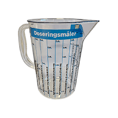 Doseringsmåler til forberedelse af mopper/klude, 2000 ml