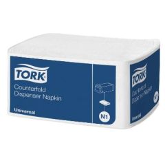 Tork N1 Serviet Novafold 33x30 cm nyfiber hvid - 7200 stk/krt