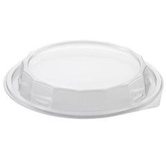 Plastlåg Diamond Ø192x25 mm APET Klar, 300 Stk