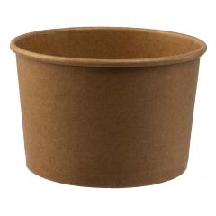 Pap Bæger Soup-To-Go Brun 25 cl Ø96 x 60 mm - 50 stk/ps