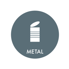 NRW Piktogram til affaldssortering, metal - 1 stk