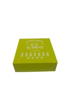 Kageæske Assens Bageri 230 x 230 x 80 mm Lime - 100 stk/krt - UDEN AFGIFTER OG GEBYR