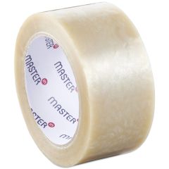 Master’in Pakketape PP32 klar, støjsvag 48 mm x 66 m – 6 rl/pk