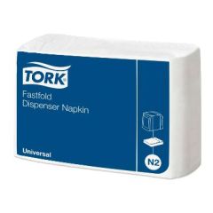 Tork N2 Serviet Compact Fold Hvid - 36 pk x 300 stk/krt