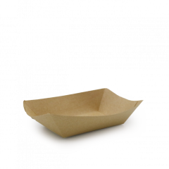 Pap Pommes Frites Bakke 14/10.5 x 11/7 x 4 cm - 125 stk/pk