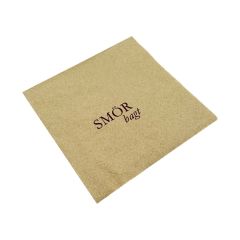 Serviet Smørbagt 330 x 330 mm 2-lags 1/4 fold Brun - 2400 stk/krt