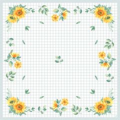 Dunicel Stikdug 84 x 84 cm Sunflower Day - 20 stk/pk