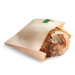 Papir Brødpose Natur 240 x 140 x 2 x 30 mm - 500 stk/krt