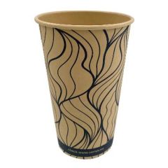 Bambus Kaffebæger Verive 400 ml/16 oz Ø90 mm - 50 stk/ps