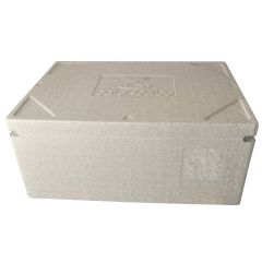 Catersource Termokasse m. Låg 40L, 60x40x27 cm, hvid - 1 stk