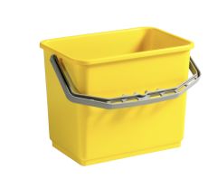 TTS Plastikspand m. Plastikhåndtag 6 L, Gul