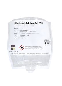 Hånddesinfektion Gel 85% til Dispenser 800 ml
