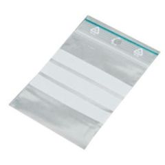Lynlåspose m. skrivefelt 60 x 80 mm 50 my - 10 ps x 100 stk/pk