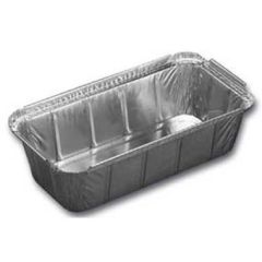 Alubakke til leverpostej 910 ml 214 x 110 x 54 mm 8390 - 100 stk/ps