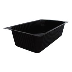 Duni Bakke 1-rum 1/4 GN 2000 ml PP Sort - 150 stk/krt