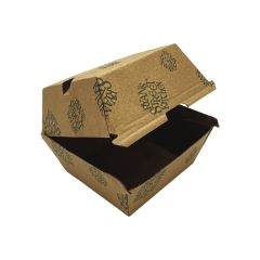 Burgerboks Stor Ryan's 105 x 98 x 100 mm Brun - 150 stk/krt - UDEN AFGIFTER OG GEBYR