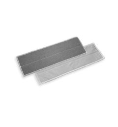 TTS Microfiber glasmoppe m/Velcro 30 cm Grå