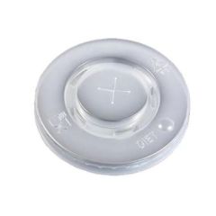 Catersource Plastlåg Fladt t/bæger Ø80 mm- 100 stk/pk