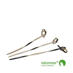 Bambus Pindemadspind Twisted II 80 mm - 250 stk/pk
