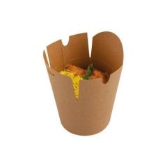 Karton Kinaæske PE belægning 750 ml/26 oz Brun - 500 stk/krt